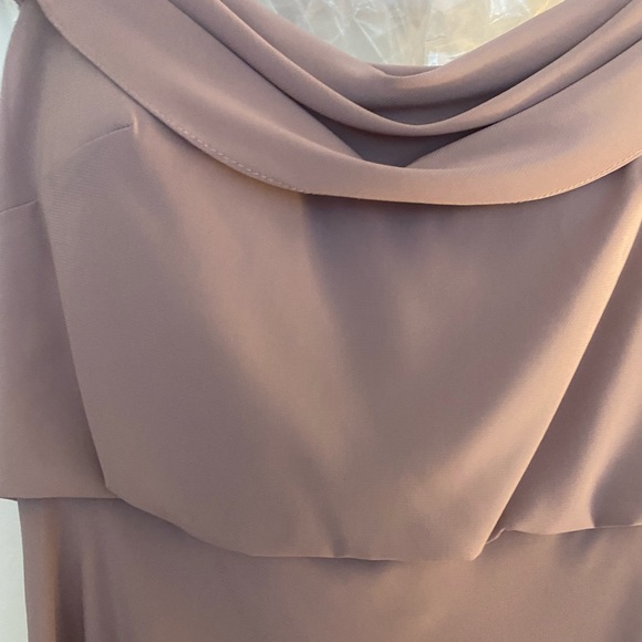 LIKE NEW 8 Jenny Yoo Fig Stretch Crepe 1511 Sabine Dress Size 8 - Picture 12 of 16